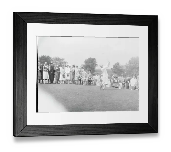 Framed Print : Alexa Fraser Teeing Off Framed Print : Alexa Fraser Teeing Off
