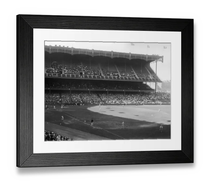 Framed Print : Full Stadium at Babe Ruth Game Framed Print : Full Stadium at Babe Ruth Game