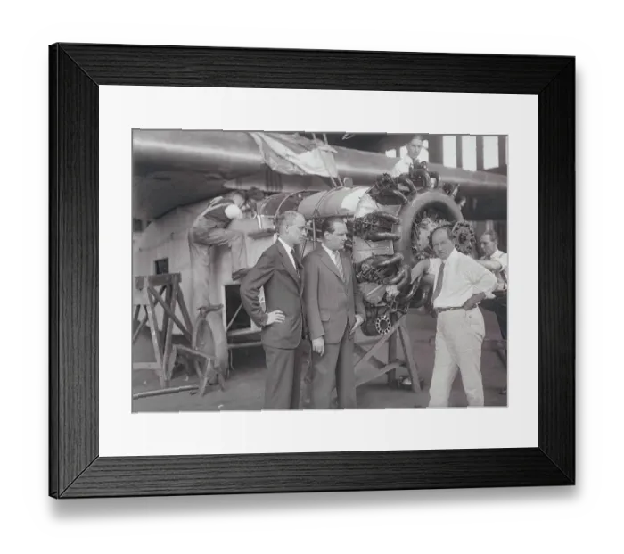 Framed Print : Anthony Fokker and Colleagues Framed Print : Anthony Fokker and Colleagues