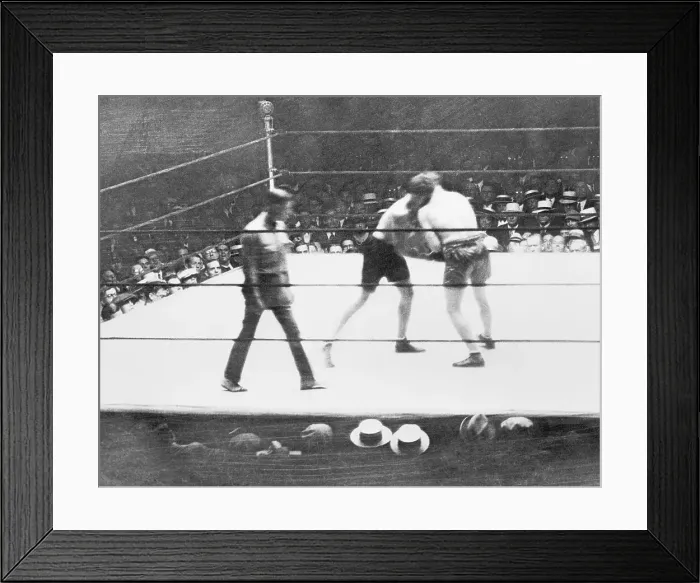 Framed Print : Dempsey vs. Sharkey Boxing Match Framed Print : Dempsey vs. Sharkey Boxing Match