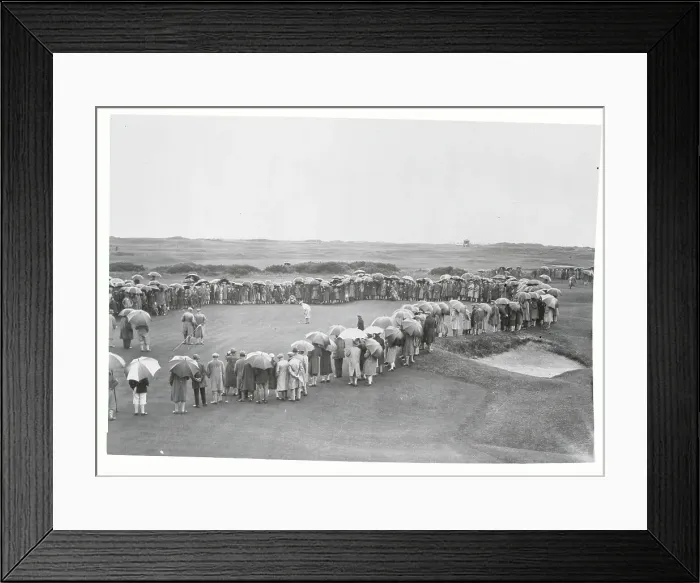 Framed Print : Bobby Jones Putting Framed Print : Bobby Jones Putting