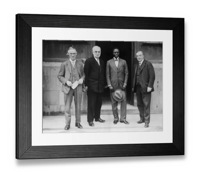 Framed Print : South African Trade Union Leaders / London Framed Print : South African Trade Union Leaders / London