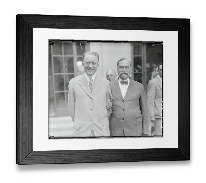 Framed Print : Portrait of E.B. Parker and Dan Moody Framed Print : Portrait of E.B. Parker and Dan Moody