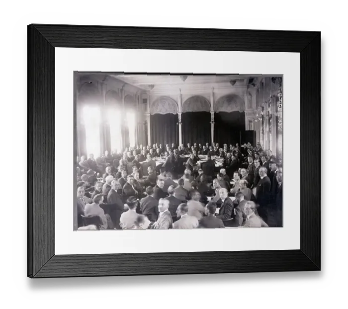 Framed Print : Naval Disarmament Conference Framed Print : Naval Disarmament Conference