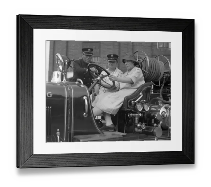 Framed Print : Women of the Volunteer Fire Department Framed Print : Women of the Volunteer Fire Department
