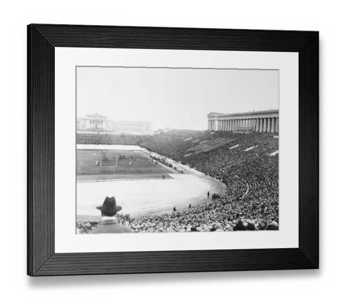 Framed Print : Crowd at Soldier Field Framed Print : Crowd at Soldier Field