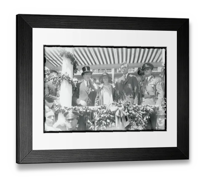 Framed Print : Charles Lindbergh Arriving at City Hall Framed Print : Charles Lindbergh Arriving at City Hall