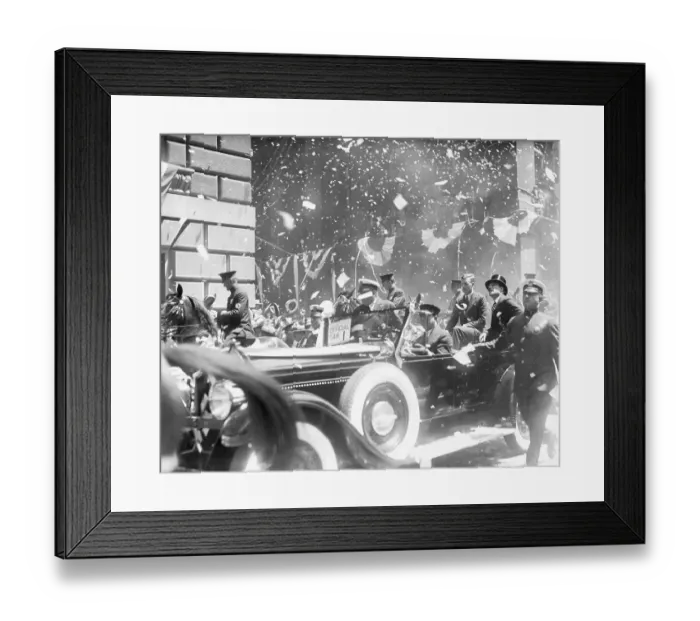 Framed Print : Ticker Tape Parade for Charles Lindberg Framed Print : Ticker Tape Parade for Charles Lindberg