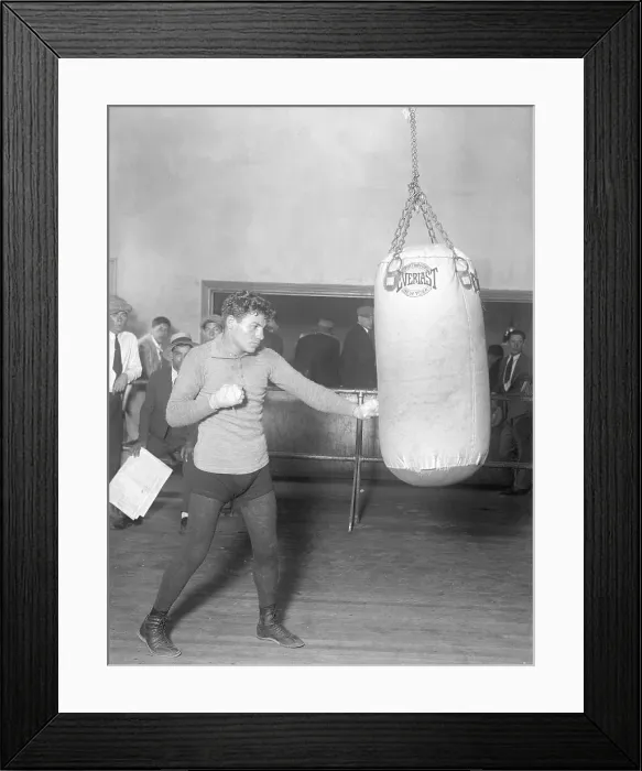 Framed Print : Tony Canzoneri Trains on Punching Bag Framed Print : Tony Canzoneri Trains on Punching Bag