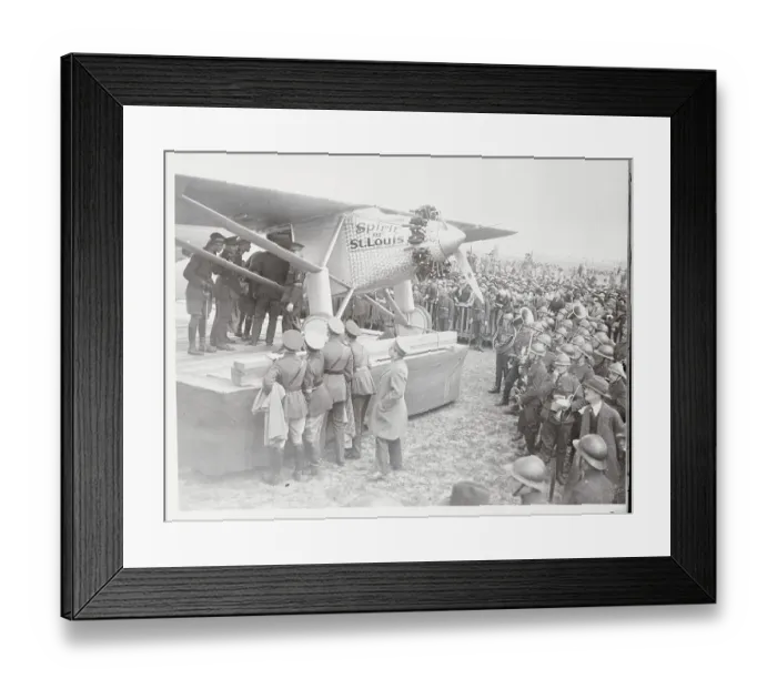 Framed Print : Charles Lindbergh's Spirit of St. Louis on Display in Brussels Framed Print : Charles Lindbergh's Spirit of St. Louis on Display in Brussels