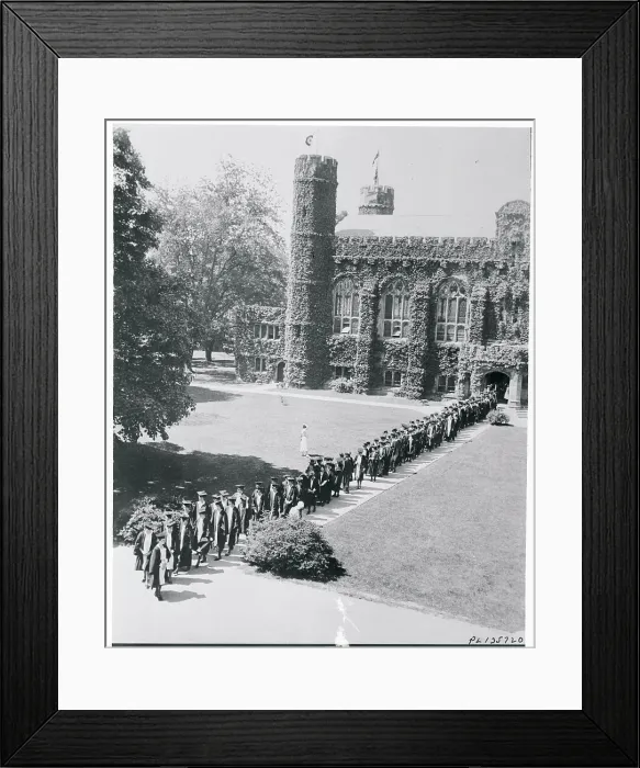 Framed Print : Bryn Mawr Commencement Ceremonies Framed Print : Bryn Mawr Commencement Ceremonies
