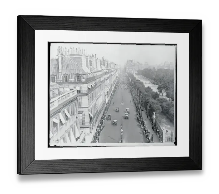 Framed Print : Parade for Lindberg Framed Print : Parade for Lindberg