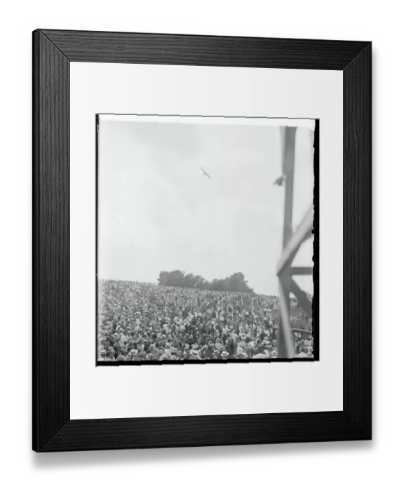 Framed Print : Lindbergh Flying over St. Louis Framed Print : Lindbergh Flying over St. Louis