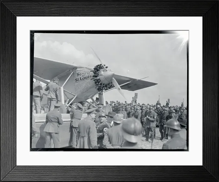 Framed Print : Charles Lindbergh's Plane