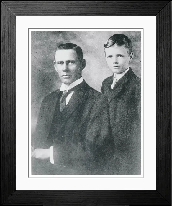 Framed Print : Young Aviator Charles A. Lindbergh Jr. Posing With His Father Framed Print : Young Aviator Charles A. Lindbergh Jr. Posing With His Father