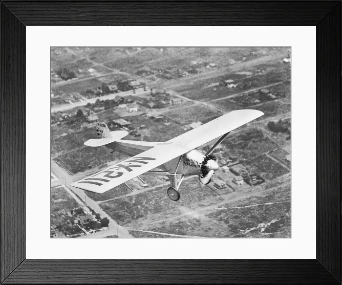 Framed Print : View of the Spirit of St. Louis Framed Print : View of the Spirit of St. Louis