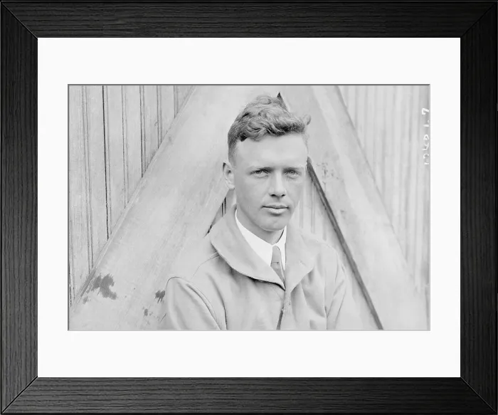 Framed Print : Aviation Pioneer Charles Lindbergh Framed Print : Aviation Pioneer Charles Lindbergh