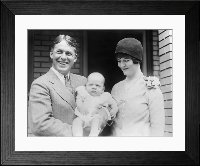 Framed Print : Golfer Bobby Jones and Family Framed Print : Golfer Bobby Jones and Family