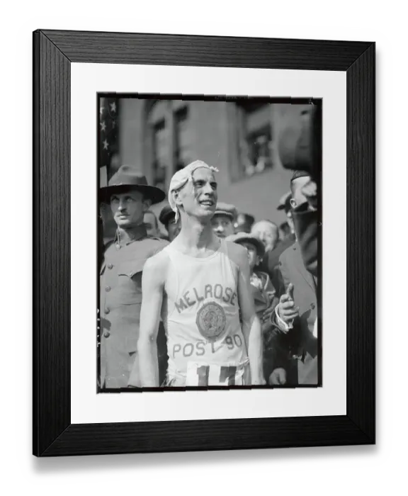 Framed Print : Boston Marathon Winner Clarence De Mar Framed Print : Boston Marathon Winner Clarence De Mar