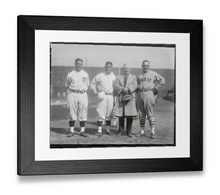 Framed Print : Rogers Hornsby and John McGraw with Hack Wilson and Stuffy McInnis Framed Print : Rogers Hornsby and John McGraw with Hack Wilson and Stuffy McInnis