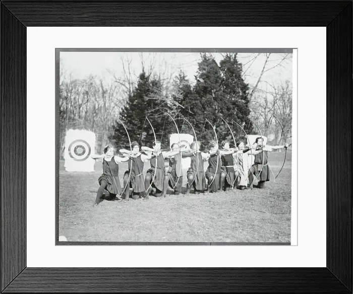 Framed Print : Women Archery Team Framed Print : Women Archery Team
