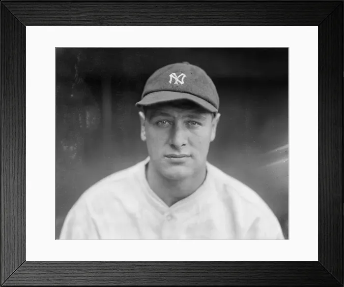 Framed Print : Lou Gehrig Framed Print : Lou Gehrig