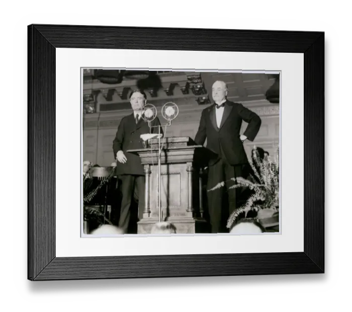 Framed Print : William Borah and Murray Butler Preparing for Debate Framed Print : William Borah and Murray Butler Preparing for Debate