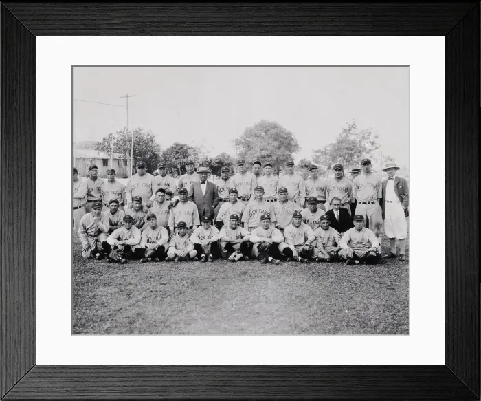 Framed Print : Portrait of the Yankee Team Framed Print : Portrait of the Yankee Team