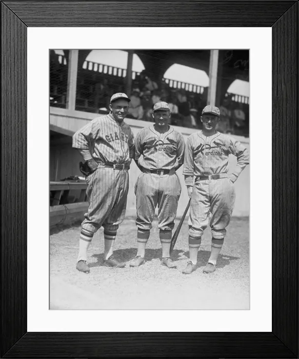 Framed Print : Rogers Hornsby with Bob OFarrell and Frankie Frisch Framed Print : Rogers Hornsby with Bob OFarrell and Frankie Frisch