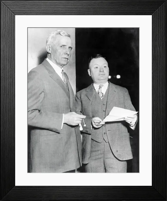 Framed Print : Attorneys James Reed and Richard Higgins Together
