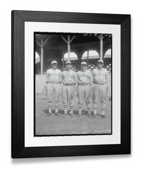 Framed Print : Rogers Hornsby with Other NY Giants Infielders Framed Print : Rogers Hornsby with Other NY Giants Infielders