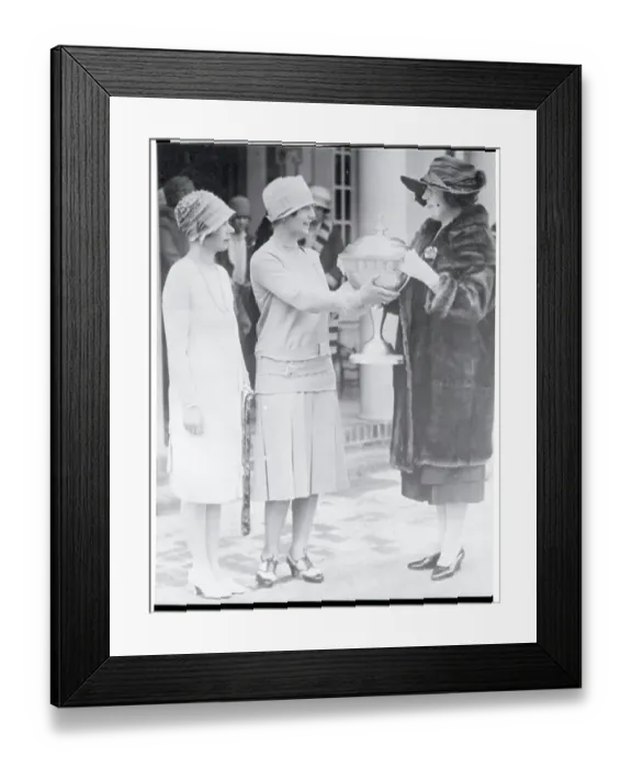 Framed Print : Awarding the William Randolph Hearst Popularity Trophy Framed Print : Awarding the William Randolph Hearst Popularity Trophy