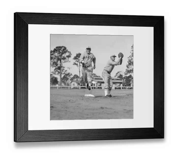 Framed Print : Rogers Hornsby Running to First Base Framed Print : Rogers Hornsby Running to First Base
