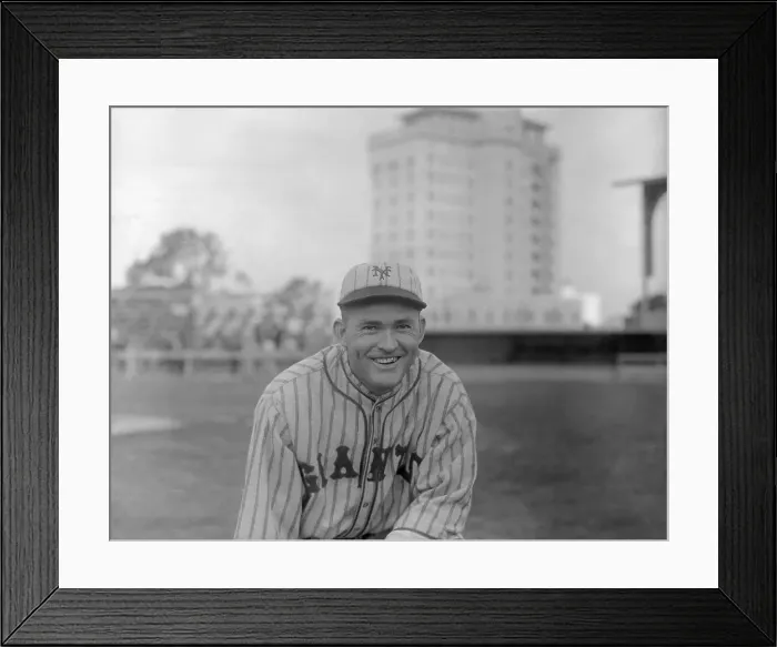 Framed Print : Smiling Rogers Hornsby Wearing NY Giants Uniform Framed Print : Smiling Rogers Hornsby Wearing NY Giants Uniform