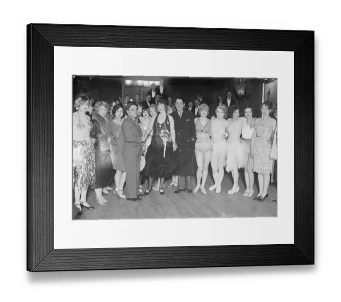 Framed Print : Texas Guinan Shaking Hands Framed Print : Texas Guinan Shaking Hands