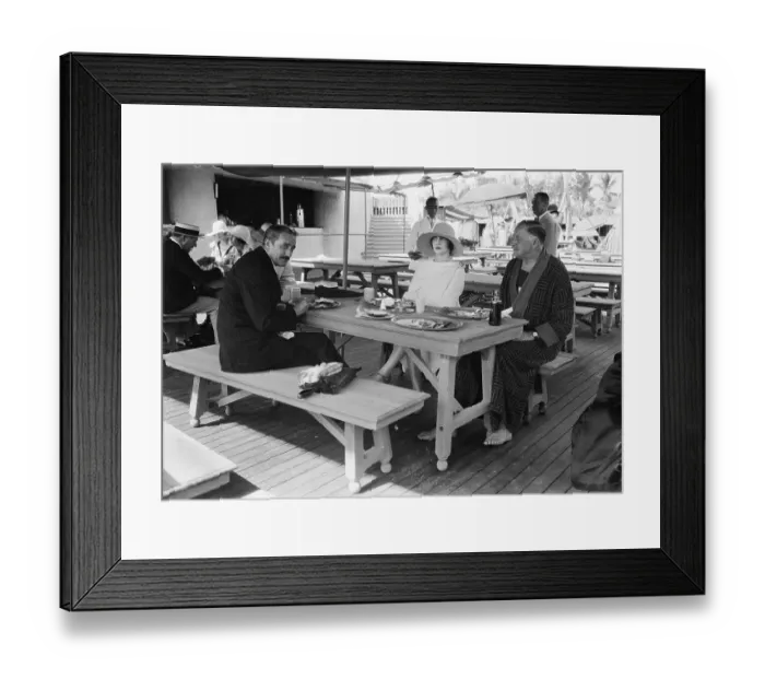 Framed Print : Society at Palm Beach Bath and Tennis Club Framed Print : Society at Palm Beach Bath and Tennis Club