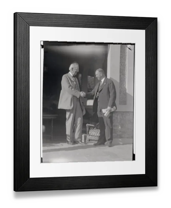 Framed Print : Charles Comiskey with Bill Klem Framed Print : Charles Comiskey with Bill Klem