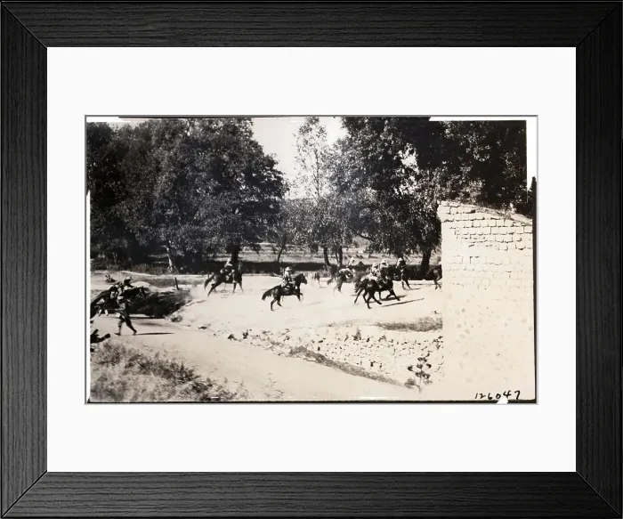 Framed Print : Federal Troops Attack Catholic Rebels