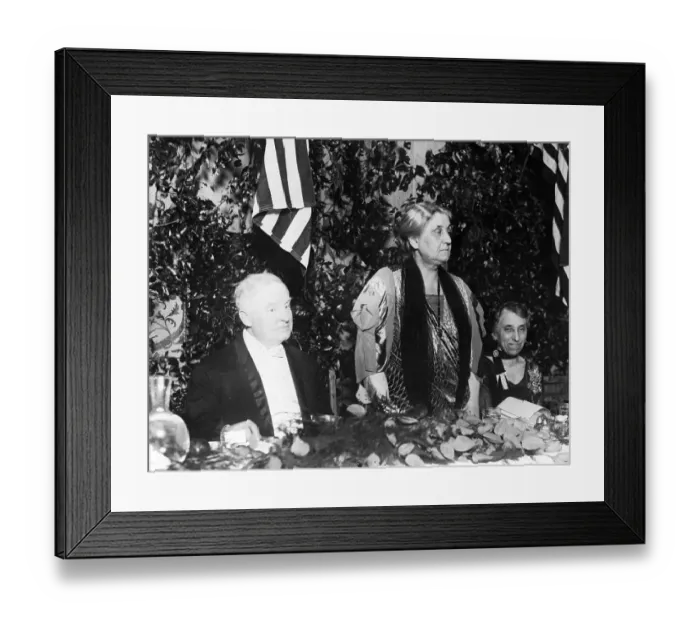 Framed Print : Jane Addams At Dinner Honoring Her Framed Print : Jane Addams At Dinner Honoring Her