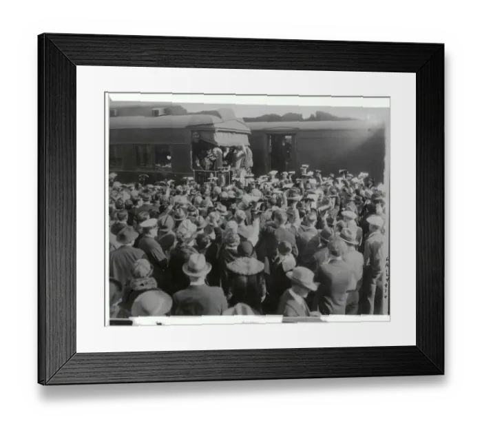 Framed Print : Followers of McPherson Wishing her Happy Vacation Framed Print : Followers of McPherson Wishing her Happy Vacation