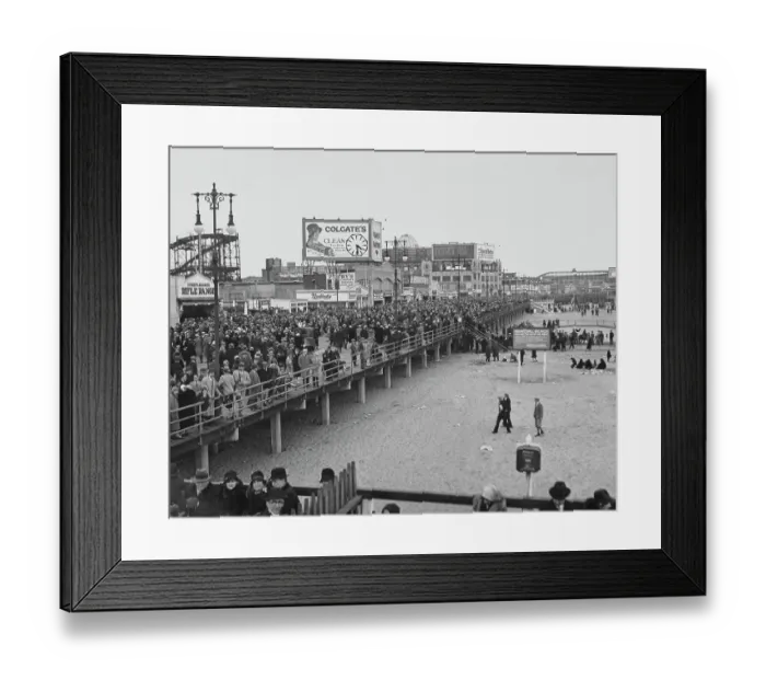 Framed Print : Coney Island Broadwalk Framed Print : Coney Island Broadwalk