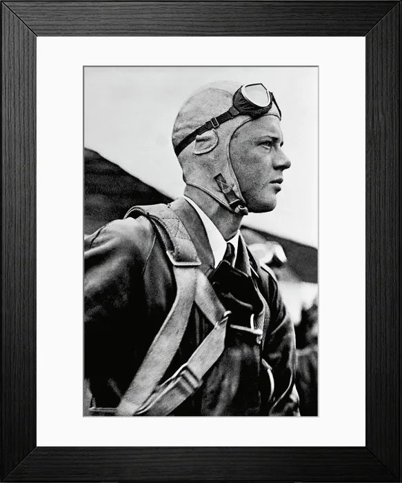 Framed Print : Charles Lindbergh in His Flying Gear Framed Print : Charles Lindbergh in His Flying Gear