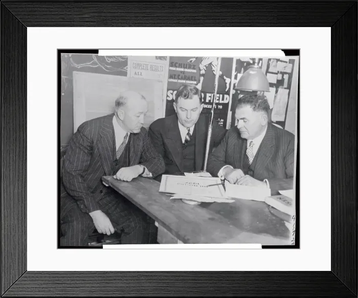 Framed Print : Knute Rockne, Tad Jones, and Glenn Pop Warner Framed Print : Knute Rockne, Tad Jones, and Glenn Pop Warner