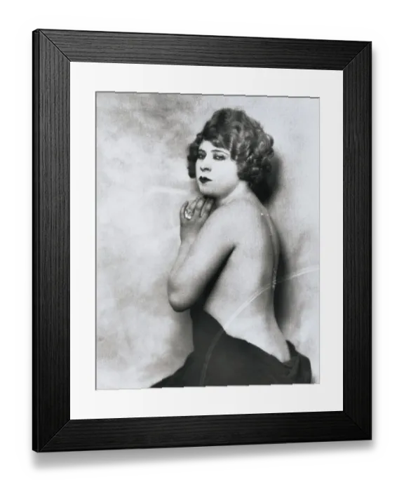 Framed Print : Portrait of Actress Mae West Framed Print : Portrait of Actress Mae West
