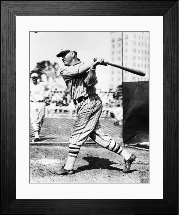 Framed Print : Rogers Hornsby In Batting Cage Framed Print : Rogers Hornsby In Batting Cage