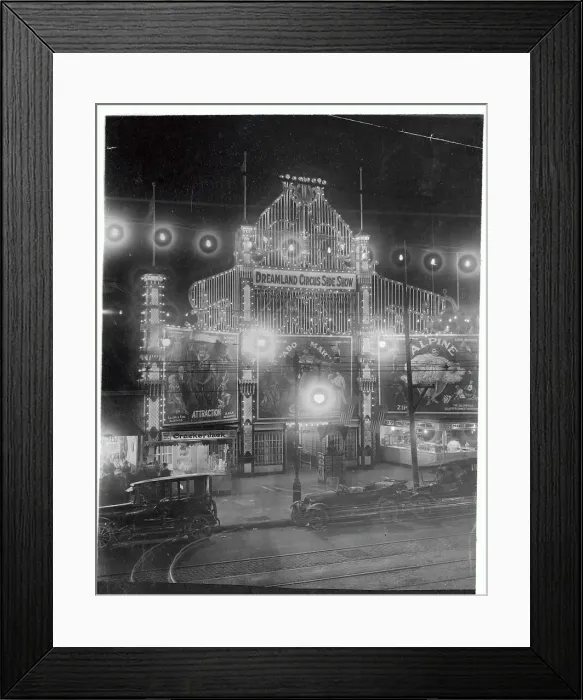 Framed Print : Dreamland Circus Side Show Framed Print : Dreamland Circus Side Show