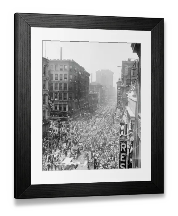 Framed Print : Reception for Lindbergh