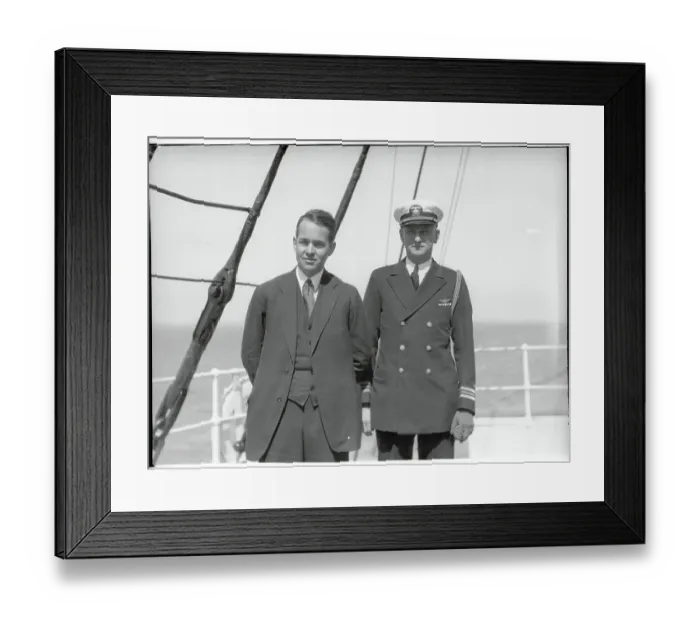 Framed Print : Edward Warner and Bruce Leighton Framed Print : Edward Warner and Bruce Leighton