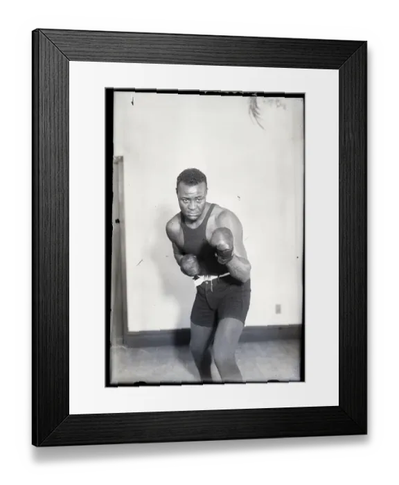 Framed Print : Harry Willis in Fighting Pose Framed Print : Harry Willis in Fighting Pose