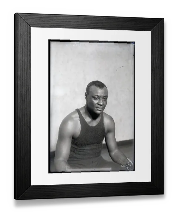 Framed Print : Harry Wills, Heavyweight Boxer Framed Print : Harry Wills, Heavyweight Boxer